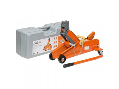 Домкрат подкатной "AIRLINE" 2.3 т в кейсе (140-350 мм)