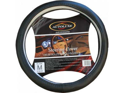 Оплетка д/руля AL-036 (черн.) L