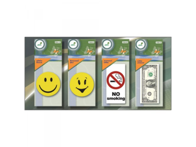 Ароматизатор воздуха подвесной JP "Доллар" новая машина, 10шт