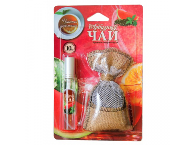 Ароматизатор FOUETTE "Чайная церемония" Мешочек с чаем "Арбузный чай"