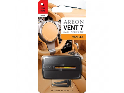 Ароматизатор AREON Vent7 Ваниль на дефлектор , V704 AREON