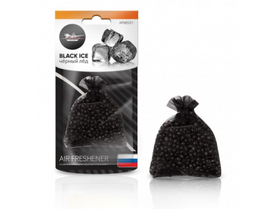Ароматизатор подвесной Мешочек с гранулами черный лед