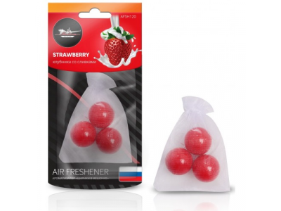 Ароматизатор Шарики в мешочке клубника со сливками