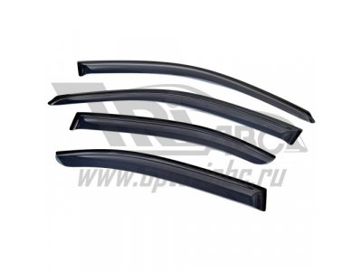 Дефлекторы боковых окон Skoda SuperB (4 части), (2015-) (темн.)