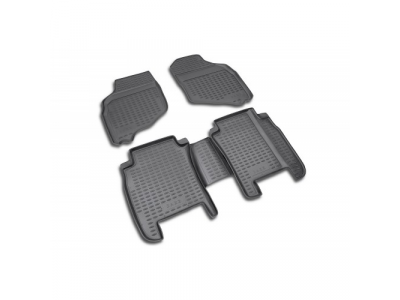 Коврики в салон HONDA Jazz 2001-2008, 4 шт. (полиуретан)