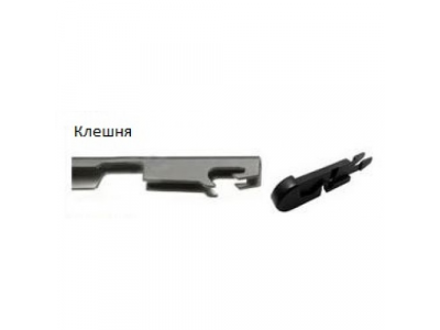 Щетка стеклоочистителя бескаркасная 430 mm от LYNX Щетка стеклоочистителя бескаркасная 430 mm