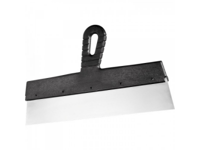Шпатель фасадный из нержавеющей стали, 450 мм, пластмассовая ручка Сибртех