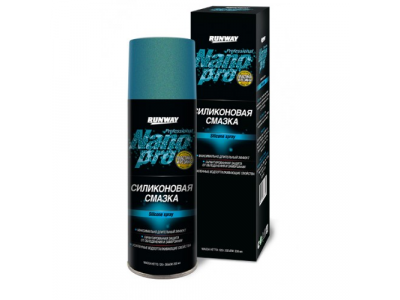 NanoPro Силиконовая смазка 200мл аэрозоль, RW6142 RUNWAY