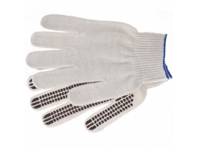 Перчатки трикотажные, ПВХ гель "Протектор", оверлок Россия Сибртех