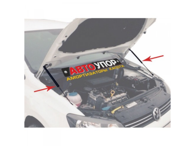 Амортизаторы капота Автоупор, Volkswagen Polo 2010-...
