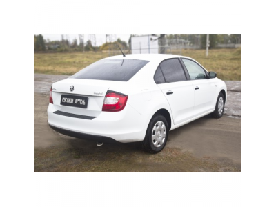 Накладка на задний бампер для Skoda Rapid 2012-