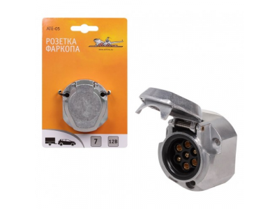 Розетка фаркопа 7 контактов металл