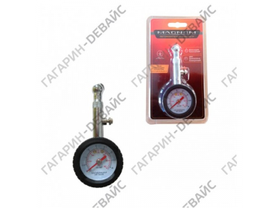 Манометр шинный "MAGNUM" mg2-s, стрелочный, металлический