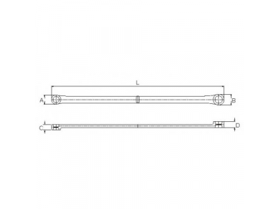 Ключ накидной удлиненный 13х15мм