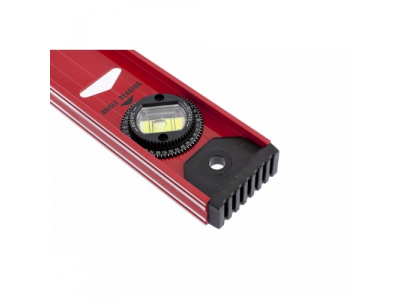 Уровень алюминиевый "Рельс", 600 мм, 3 глазка, усиленный// MATRIX