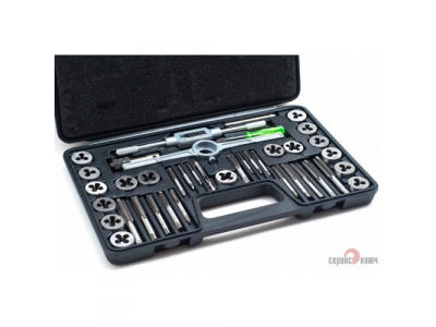 СЕРВИС КЛЮЧ 77570 Набор автомобильных метчиков и плашек