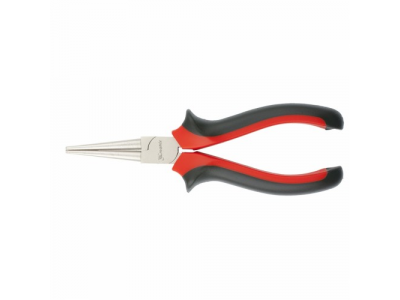 Круглогубцы NICKEL, 160 мм, никелированные, двухкомпонентные рукоятки// MATRIX