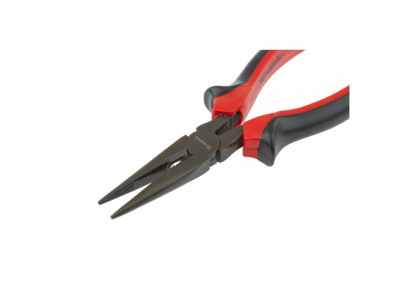 Длинногубцы Black Nickel, 200 мм, прямые, двухкомпонентные рукоятки// MATRIX