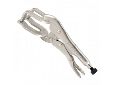 Зажим с фиксатором 225 мм, с U-образными губками, KING TONY