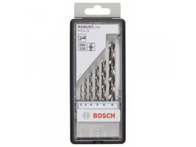 Набор сверл Bosch Robust line hss-g 6 шт.