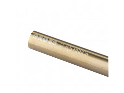 Сверло спиральное по металлу, 8,5 мм, HSS-Co GROSS