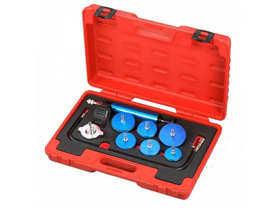 Набор для тестирования герметичности системы охлаждения, кейс, 9 предметов