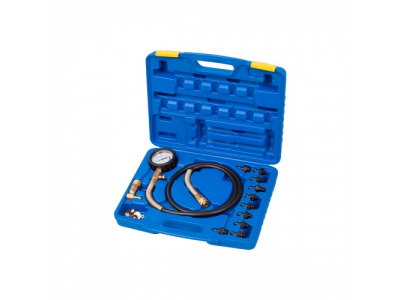 Манометр для измерения давления масла, 0-10 бар, комплект адаптеров, МАСТАК