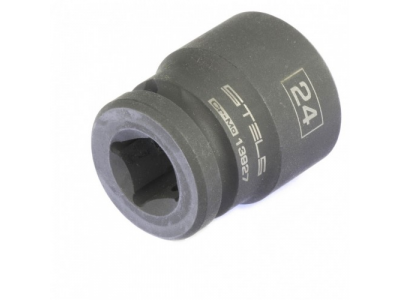 Головка ударная шестигранная, 24 мм, 1/2, CrMo Stels