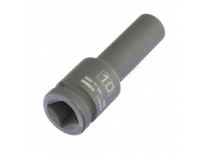 Головка ударная удлиненная шестигранная, 10 мм, 1/2, CrMo Stels