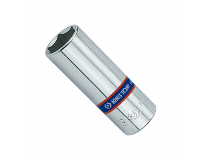 Головка торцевая глубокая шестигранная 1/4", 14 мм, KING TONY