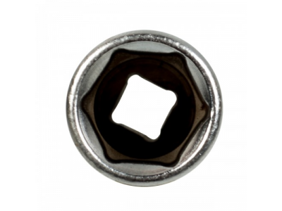 Головка торцевая глубокая шестигранная 1/4", 14 мм, KING TONY