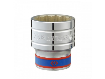 Головка торцевая стандартная двенадцатигранная 1/2", 22 мм, KING TONY