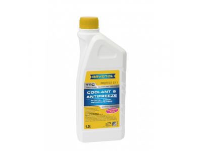 Антифриз концентрат жёлтый RAVENOL TTC Traditional Technology Coolant Concent ( 1,5л)