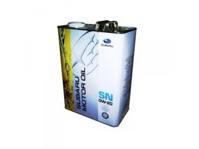 SUBARU 0W-20 SN (4л) масло моторное для бензиновых двигателей
