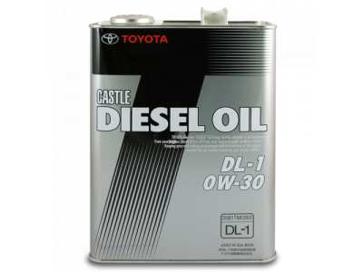 TOYOTA 0W-30 DL-1 (4л) масло моторное для дизельных двигателей