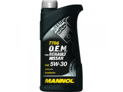 MANNOL for Renault Nissan 7706 O.E.M. 5W-30 1L