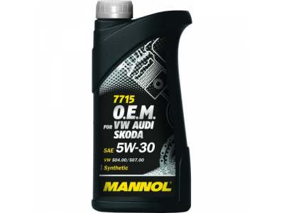 MANNOL 7715 O.E.M. 5W-30 for VW Audi Skoda 1L