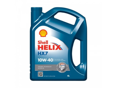 Моторное масло Shell Helix HX7 10W40, 4л