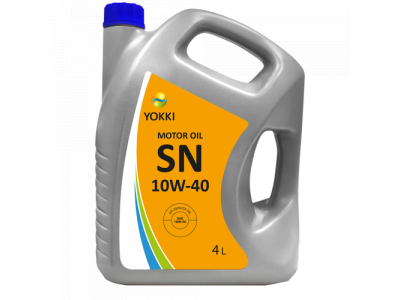 YOKKI SAE 10W40 API SN/CF п/синт. бензин/дизель 4 л (пластик)