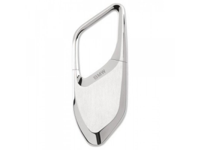 Металлический брелок BMW Design Key Ring, Silver, артикул 80272411127