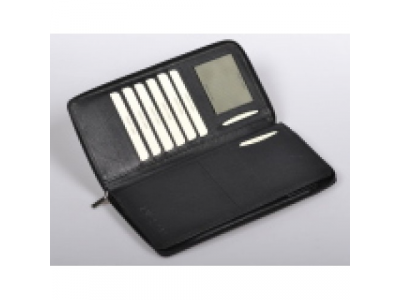 Кожаное портмоне Nissan Leather Wallet, Black