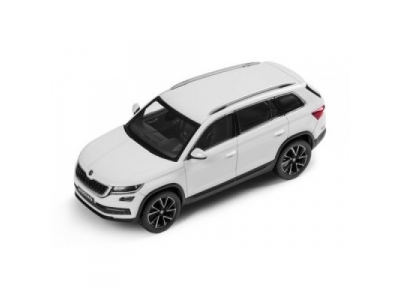 Модель автомобиля Skoda Kodiaq, Scale 1:43, Moon White