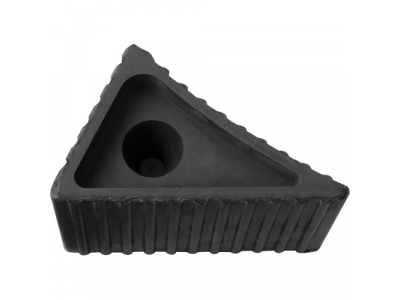 Упор противооткатный, резиновый, 120х80х70 мм. , Ombra OHT 4002