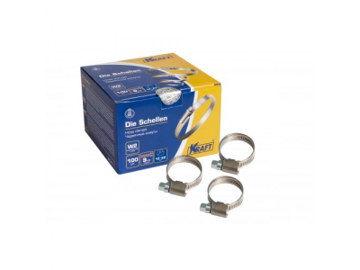 Хомут 12-22 мм (нержавеющая сталь) OBERKRAFT