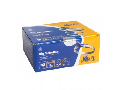 Хомут с ключом 8-12 мм OBERKRAFT