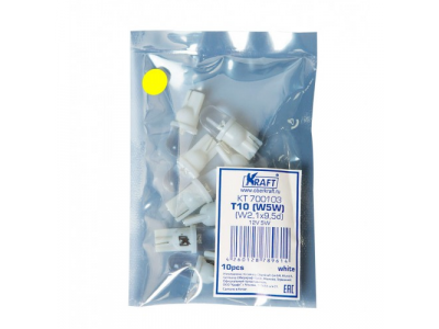 Светодиодная лампа T10 W5W (W2.1x9.5d) 12v Yellow