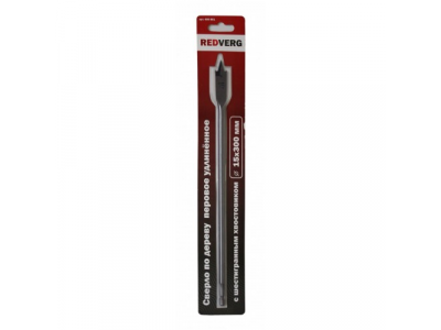 Сверло по дереву RedVerg перовое HCS 17x300 мм